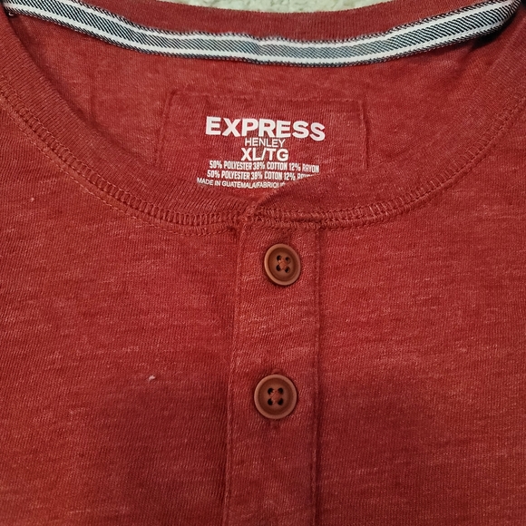 🆕️2 for 20🆕️Expess Mens Lightweight Cotton Henley Fitted Shirt Roll Up Sleeves - Picture 5 of 10